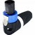 Conector Speakon 90° 4 Polos PGSP0005 Preto/Azul Storm - PCT / 10