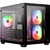 Gabinete Gamer Aerocool Dryft Preto Com 6 fans ARGB Lateral Vidro