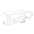 Rack Sala Suspenso Branco Em Mdf