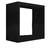 Nicho Decorativo 35x35x15 Cm Em Mdf Preto - loja online