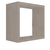 Nicho Decorativo 55x55x15 Cm Em Mdf Madeirado - comprar online