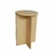 Banco Tampo Redondo 45cm Em Mdf Natural - comprar online