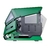 GABINETE TT AH T200 OPEN FRAME MICRO CASE/TG/VERDE CA-1R4-00SCWN-00# - loja online