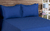 Cobre Leito Matelassado Casal Queen Classic 03 Pçs Azul na internet