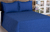 Cobre Leito Matelassado Casal Queen Classic 03 Pçs Azul - loja online