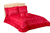 Cobre Leito Casal King Size Alice 07 Peças Vermelho - comprar online