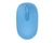 MOUSE MICROSOFT WIRELESS 1850 AZUL CLARO - U7Z-00055 na internet