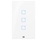 INTERRUPTOR TOUCH INTELIGENTE 3 BOTOES WI-FI 10A + RF COM PLACA 4X2 WEG HOME BRANCO.