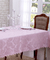 Toalha De Mesa Jacquard Rosa Retangular - comprar online