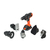 Kit Furadeira Parafusadeira A Bateria 20v 6 Em 1 Matrix Black Decker - 110v/220v - Mtx20k6a-br