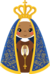 Almofada Naninha Nossa Senhora De Aparecida