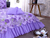 Kit Colcha Cobre Leito Belize Casal Queen 06 Pçs Floral Lilas - Info Services Tecnologia