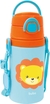 Garrafinha Aluminio Com Canudo Animal Fun Leao 400ml - Buba - loja online