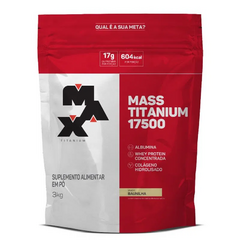 MASS TITANIUM REFIL 17500 3KG BAUNILHA - MAX TITANIUM na internet