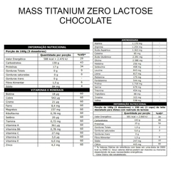 Imagem do MASS TITANIUM 17500 ZERO LACTOSE REFIL 2,4KG MORANGO MAX TITANIUM