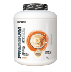 Premium 2W Whey sabor Banana com Canela 2kg - Nutrata ****