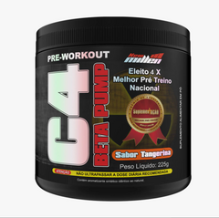 C4 BETA PUMP PRE WORKOUT TANGERINA POTE 225 G NEW MILLEN - loja online