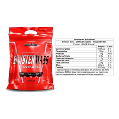 SINISTER MASS COOKIES 3KG INTEGRALMEDICA - loja do atleta