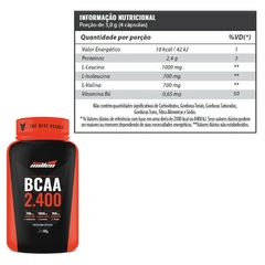 BCAA 2400 POTE 120 CAPSULAS - NEW MILLEN - comprar online