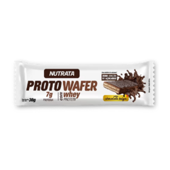 PROTO WAFER SABOR CHOCOLATE BELGA DISPAY C/12 UN 30G - NUTRATA - loja online