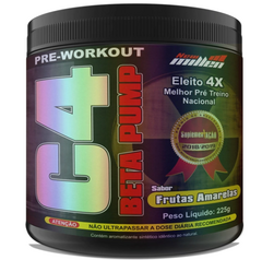 C4 BETA PUMP PRE WORKOUT - FRUTAS AMARELAS POTE 225G NEW MILLEN - loja online