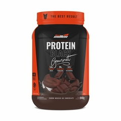 PROTEIN BLACK GOURMET MOUSSE DE CHOCOLATE 840G PT NEW MILLEN - loja online