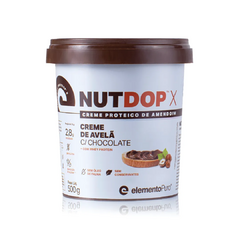 NUTDOP CREME DE AMENDOIM CREME DE AVELA 500G - ELEMENTO PURO