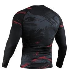 RASHGUARD UFC VENUM REPLICA FIGHT WEEK MENS PERFORMANCE LONG SLEEVE 2.0 - BLACK-GG - loja do atleta