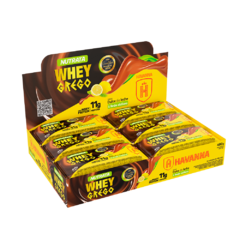 WHEY GREGO BAR SABOR DULCE DE LECHE E LIMAO SICILIANO HAVANNA DISPLAY C/ 12