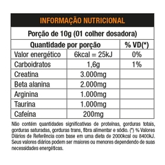 PRÉ TREINO 4B FRUTAS TROPICAIS 300G - NUTRATA - loja do atleta