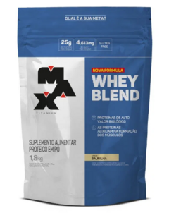 WHEY BLEND REFIL 1,8KG BAUNILHA - MAX TITANIUM