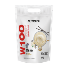 W100 BAUNILHA 900GR REFIL - NUTRATA