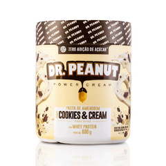 PASTA DE AM. COOKIES & CREAM 600G DR.PEANUT