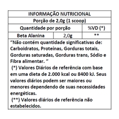 BETA ALANINA PÓ POTE 120G NEW MILLEN - loja do atleta