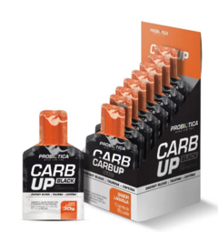 CARB-UP GEL BLACK DISPLAY 10 SACHES LARANJA