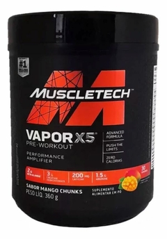 VAPOR X5 PRE-WORKOUT MANGO CHUNKS 360G - MUSCLETECH