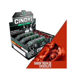 HP CINDY BAR TRUFA DE CHOCOLATE CAIXA COM 12 UNIDADES HOPPER - loja do atleta