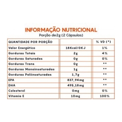 OMEGA 3 COM VITAMINA E 60 CAPSULAS - NEW MILLEN - comprar online