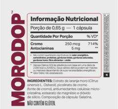 MORODOP EXTRATO DE LARANJA MORO 60 CAPSULAS - ELEMENTO PURO - comprar online