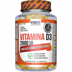 VITAMINA D3 2000 UI PROFIT 60 CÁPSULAS - loja online