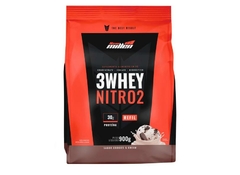 3 WHEY NITRO 2 COOKIES e CREAM REFIL 900G NEW MILLEN