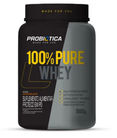 100% PURE WHEY POTE 900G CHOCOLATE - PROBIOTICA