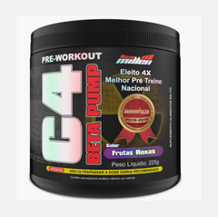 C4 BETA PUMP PRE WORKOUT - FRUTAS ROXAS POTE 225G NEW MILLEN