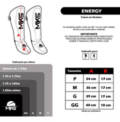 CANELEIRA MKS MUAY THAI ENERGY II PRATEADA G - EC2N3 na internet