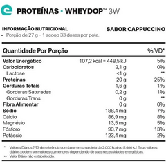 WHEYDOP 3W CAPPUCCINO 900G - ELEMENTO PURO - comprar online