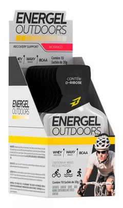 ENERGEL OUTDOORS CAIXA 10 SACHES MORANGO SILVESTRE - BODYACTION na internet