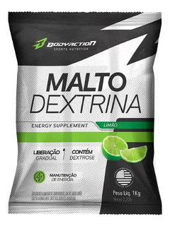 MALTO DEXTRINA - BODYACTION 1KG LIMÃO