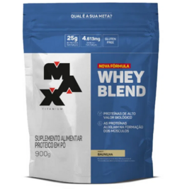 WHEY BLEND REFIL 900G BAUNILHA - MAX TITANIUM