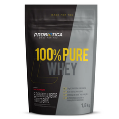 100% PURE WHEY REFIL 1,8KG MORANGO - PROBIOTICA