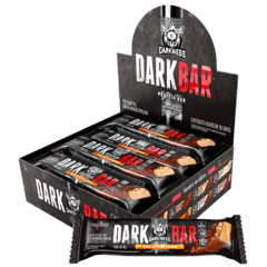 DARK BAR CAIXA COM 8 UNIDADES SABOR PEANUT BUTTER COM AMENDOIM - DARKNESS